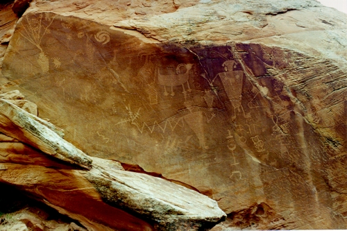 Petroglyphs at Dinosaur National Monument