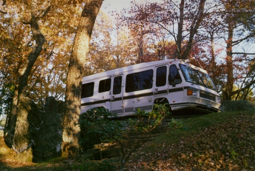 Our Aero Cruiser motor home at Mathews Arm Campground in the Shenandoah National Park along Skyline Drive in West Virginia.