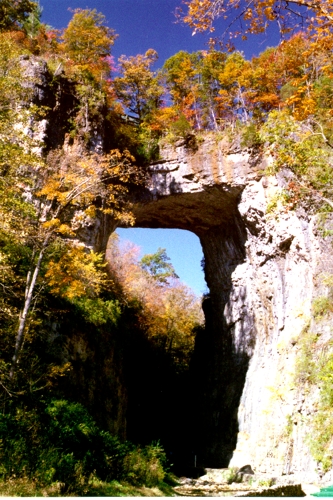 The Natural Bridge lived up to its name
