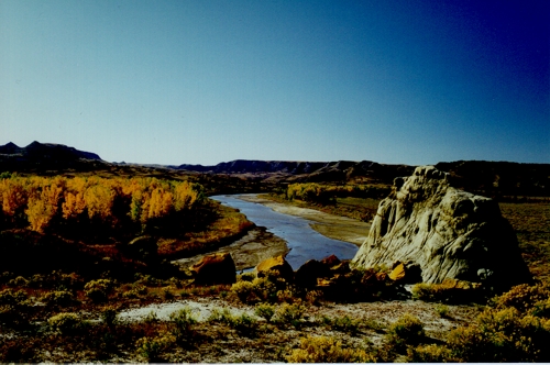 Little "Mo" (Missouri) River in the Theodore Roosevelt National Park
